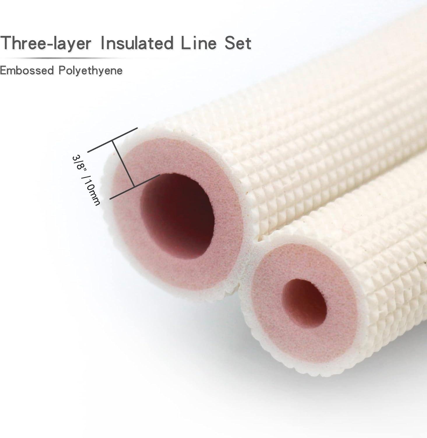 33ft Mini Split Line Set Review 9000-36000 BTU DIY Install (2026)