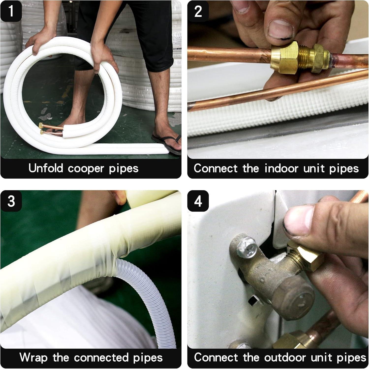 HANSUM 36,000 BTU Mini Split Line Set review: Leak-Free Installation 2026