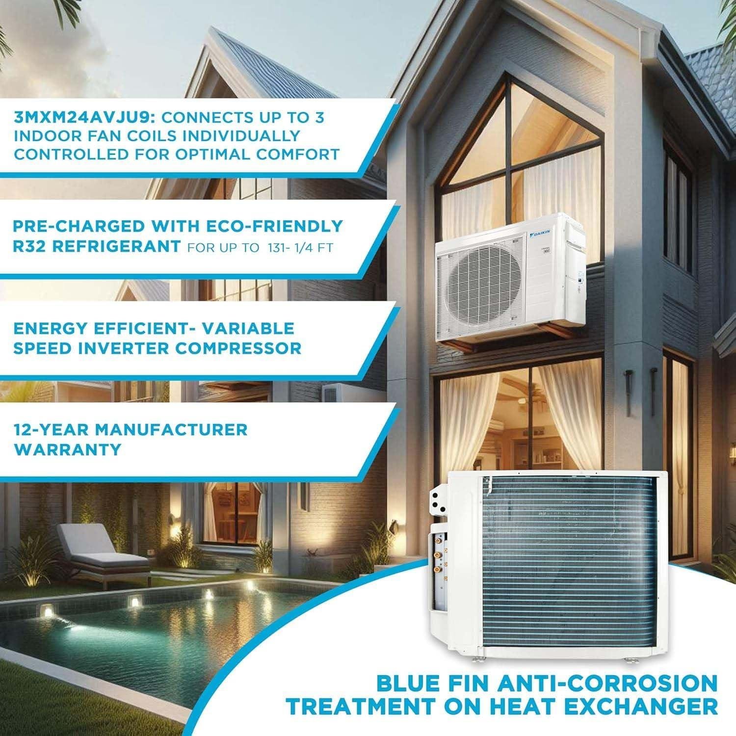 Daikin 24,000 BTU 21 SEER2 Multi-Zone Mini Split Review 2026