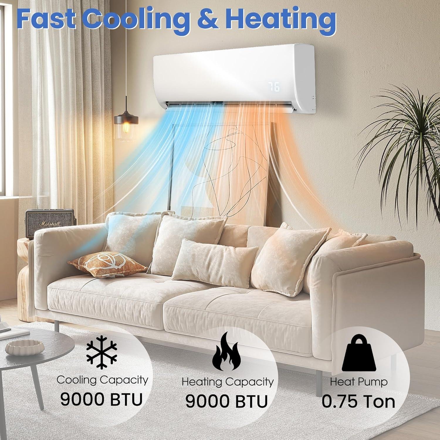 9000 BTU Mini Split Review: 19 SEER2 Ductless HVAC (2026)