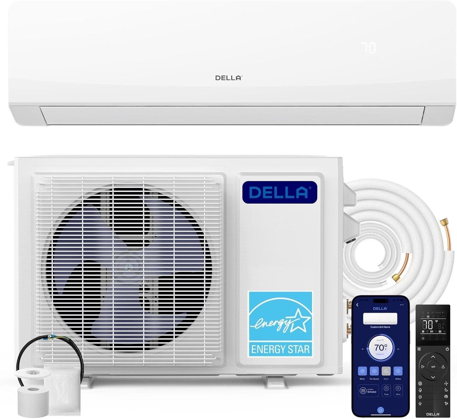 DELLA 18000 BTU Mini Split Review: 22 SEER2 Efficient Install 2026