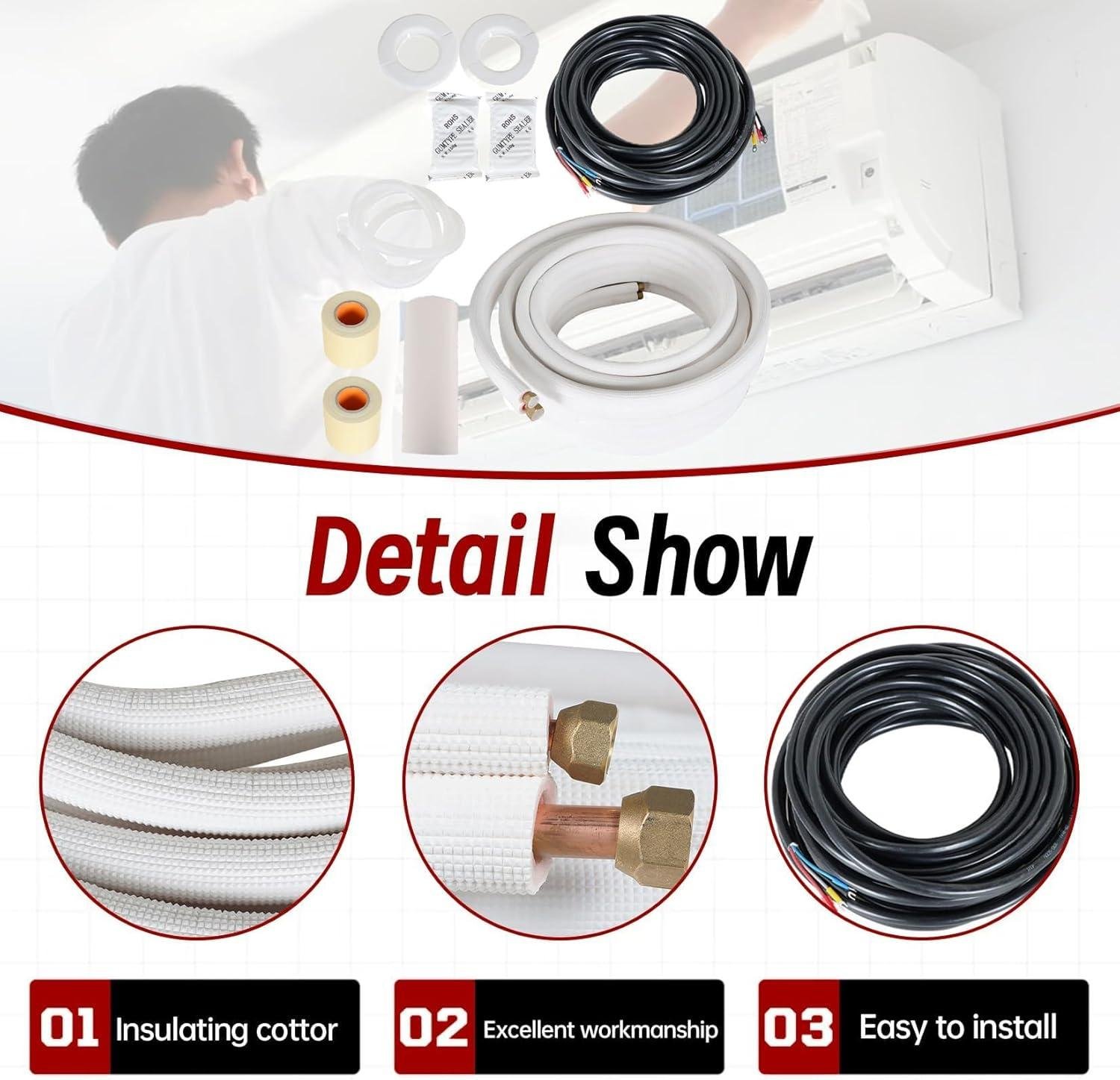 Findmall 50FT AC Tubing Review: DIY installation for 18,000 BTU (2026)