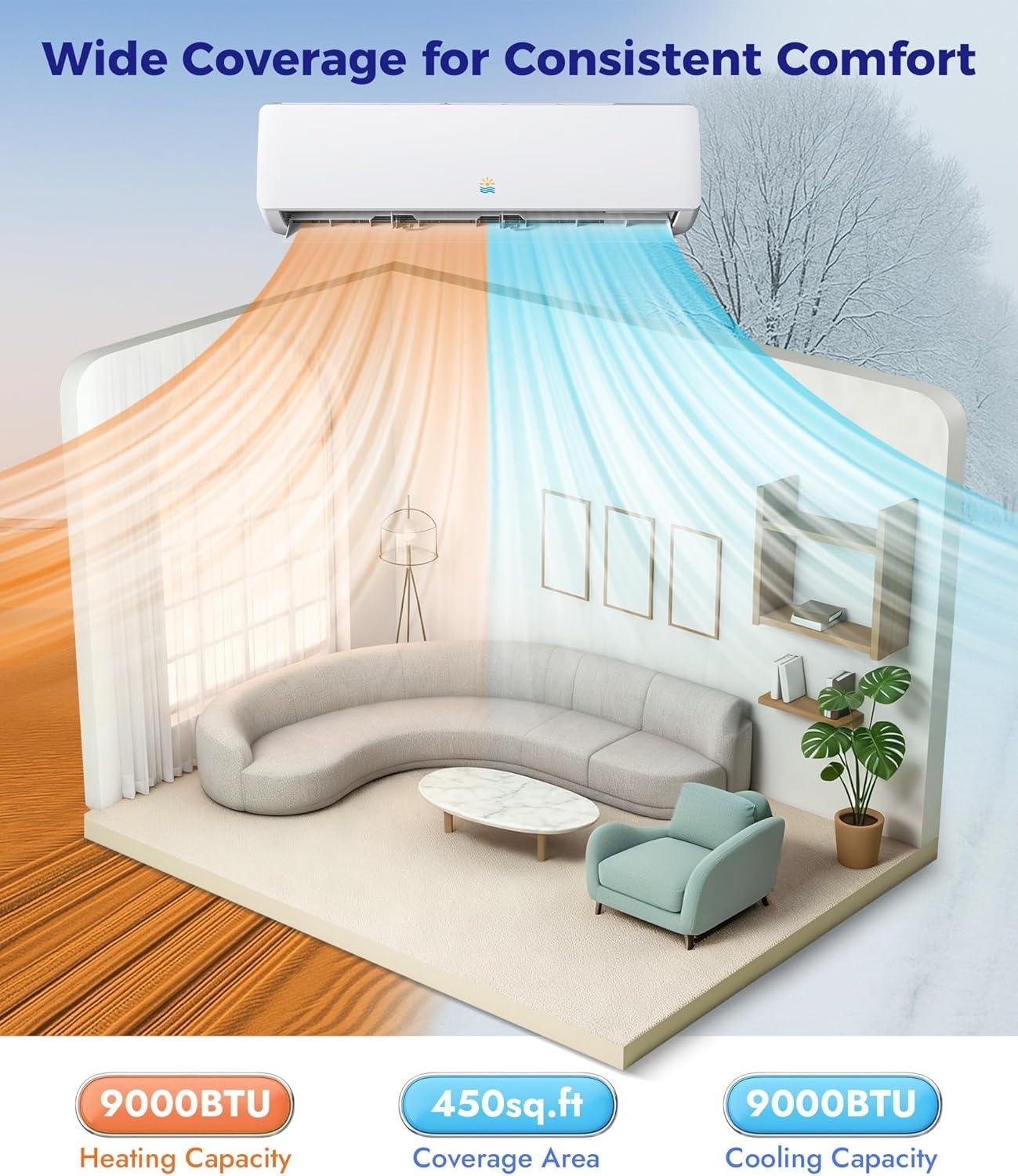 Oylus 9000 BTU Mini Split Review: 19 SEER2, DIY ductless Install 2026