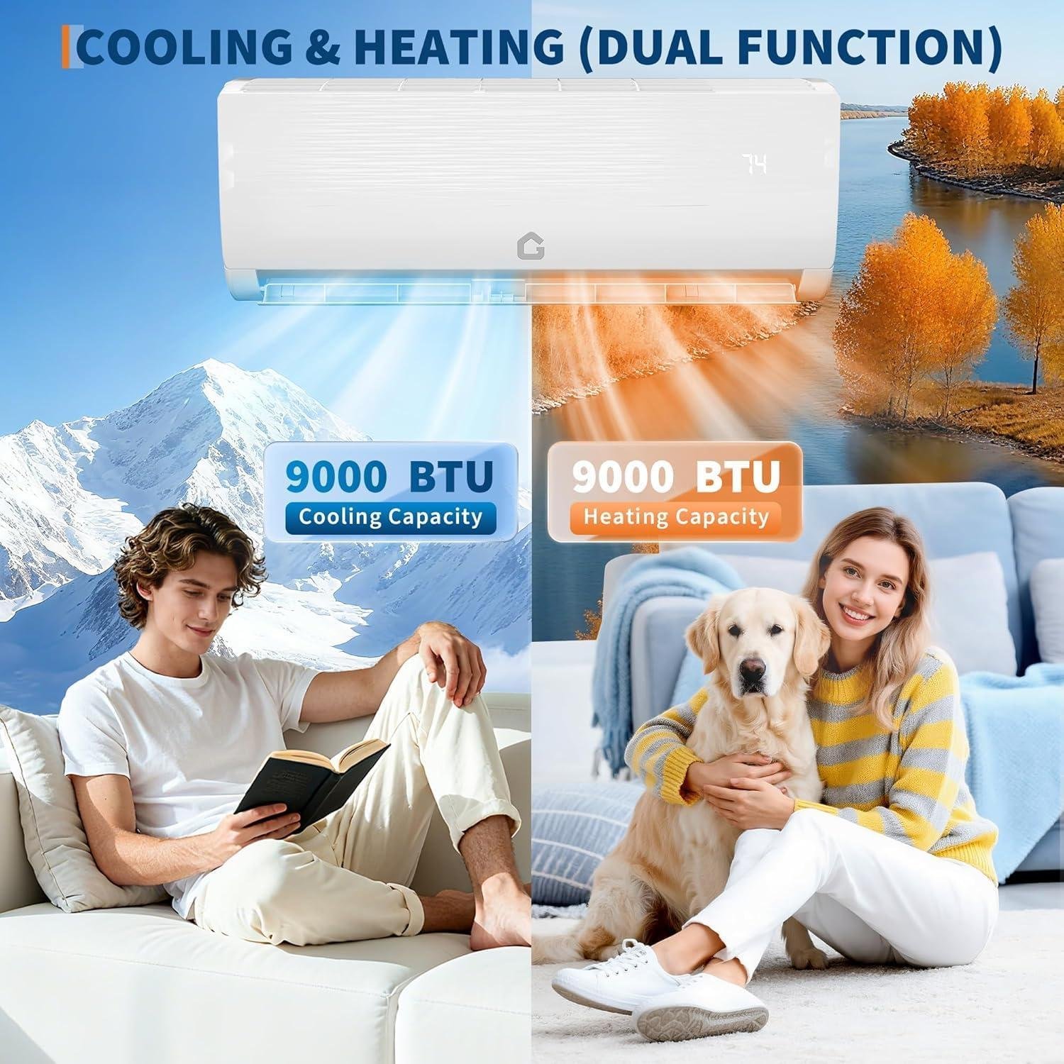 19 SEER2 9000 BTU Mini Split AC Review: DIY & Pro install 2026