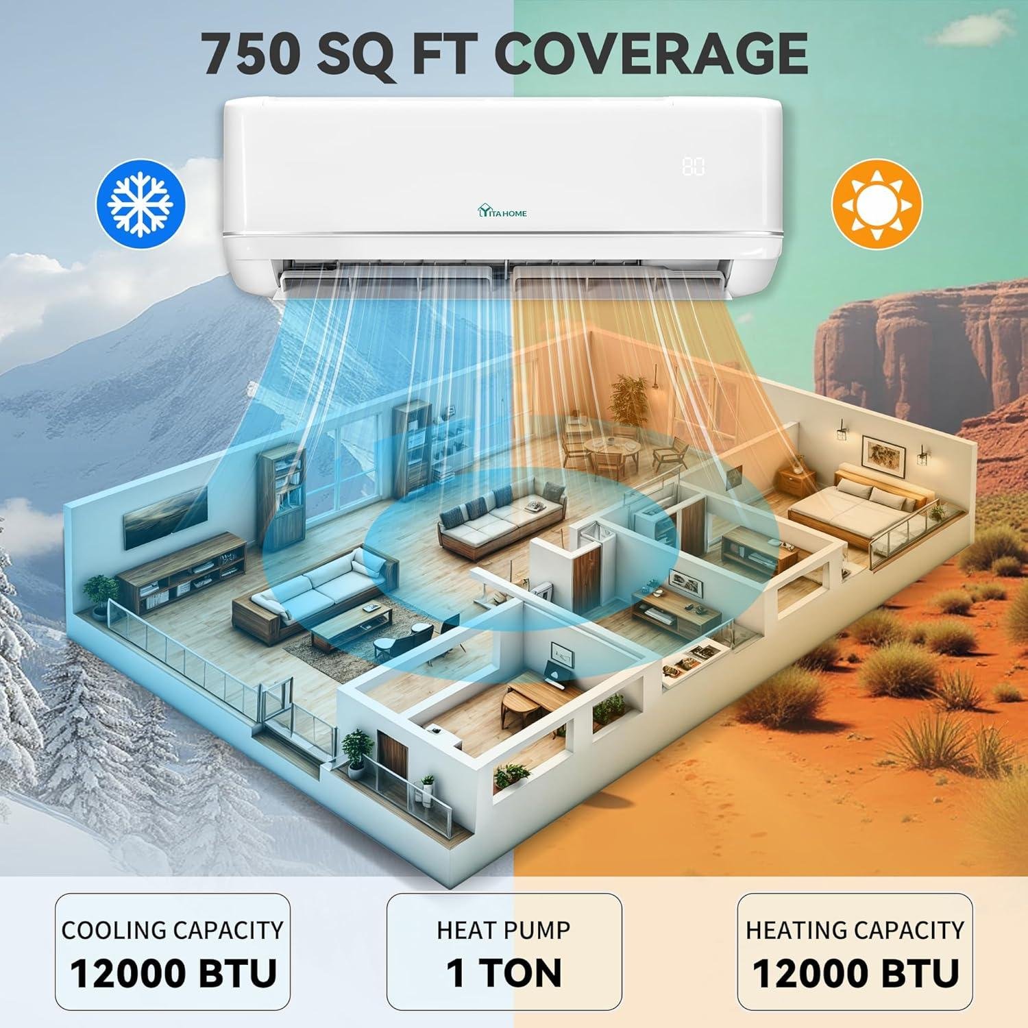 YITAHOME 12000 BTU Mini Split Review: 21 SEER2 Efficiency & Installation (2026)