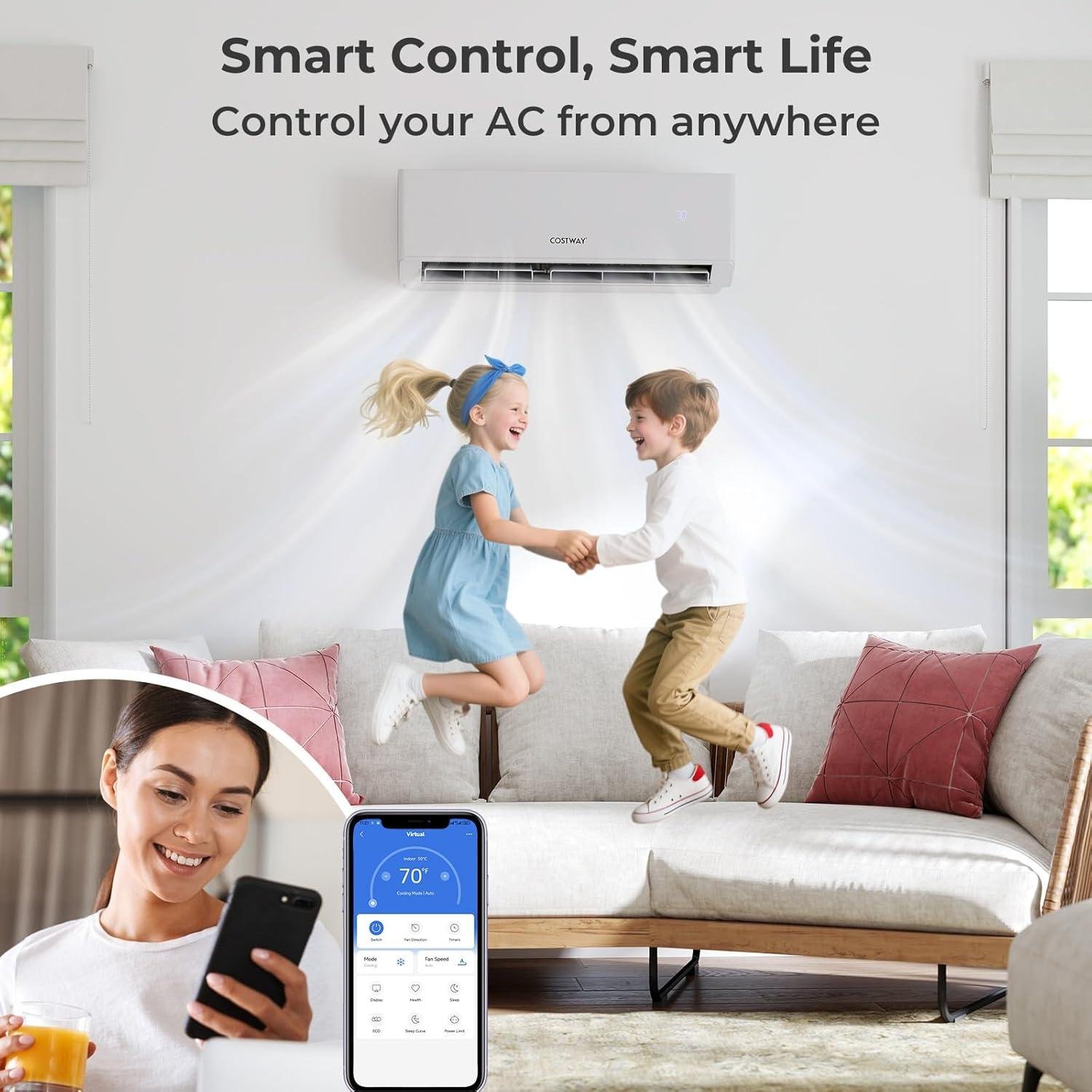 COSTWAY 30k BTU 4 Zone Mini Split Review: 23 SEER2 & Installation (2026)