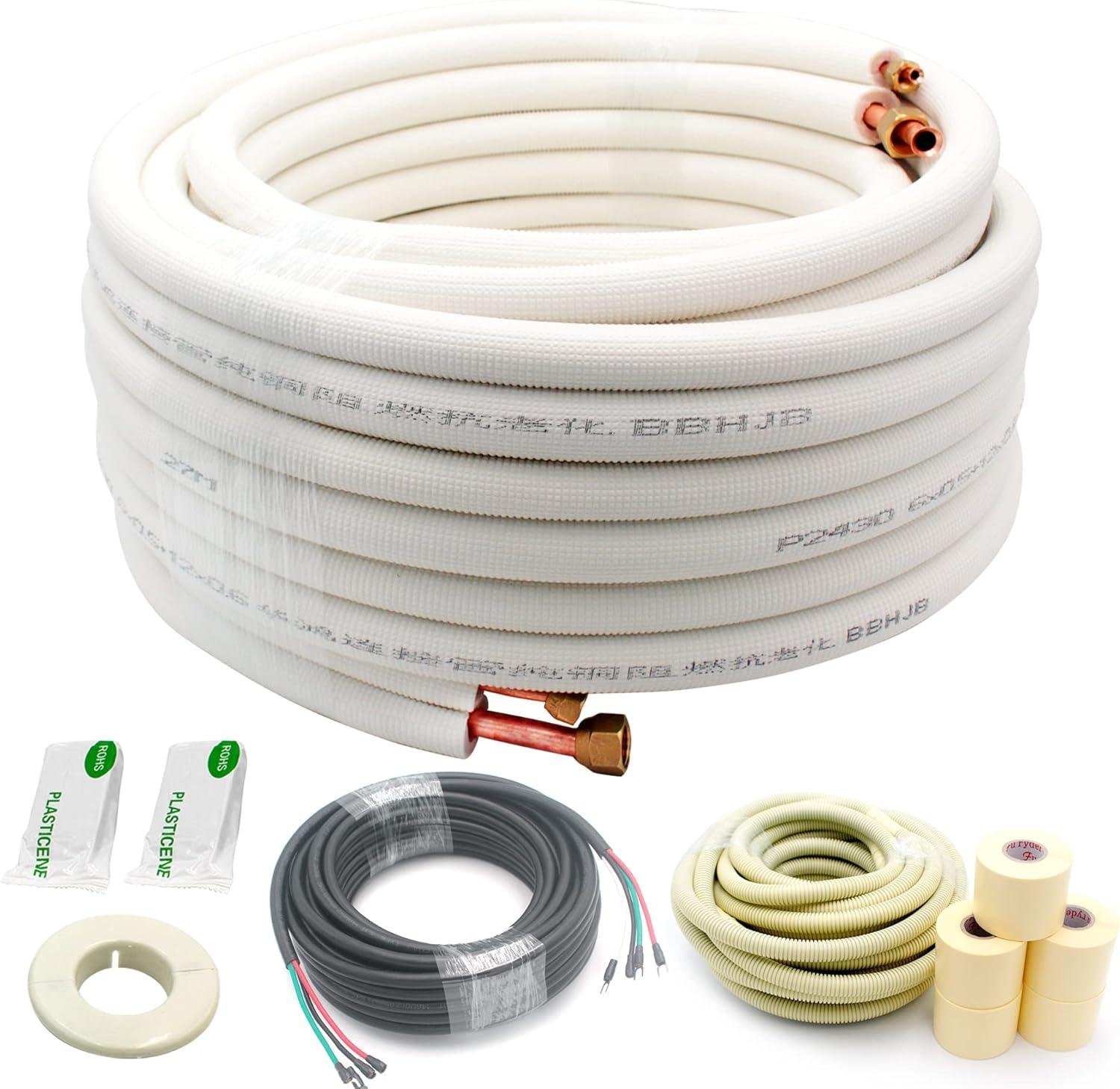 50ft Mini split Line Set Review 9000BTU Installation Tips 2026