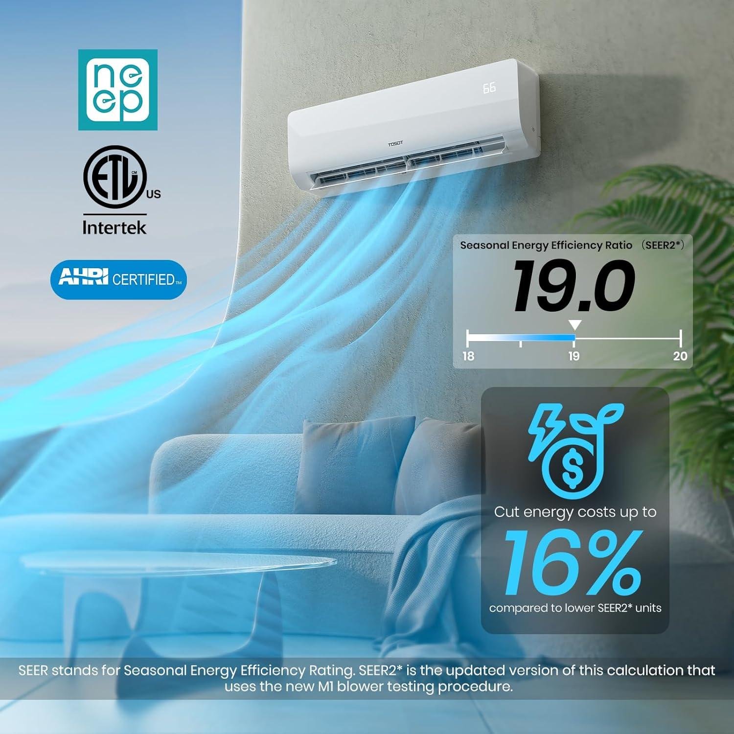 TOSOT 12,000 BTU Mini-Split Review: 22 SEER2, WiFi, DIY Install 2026