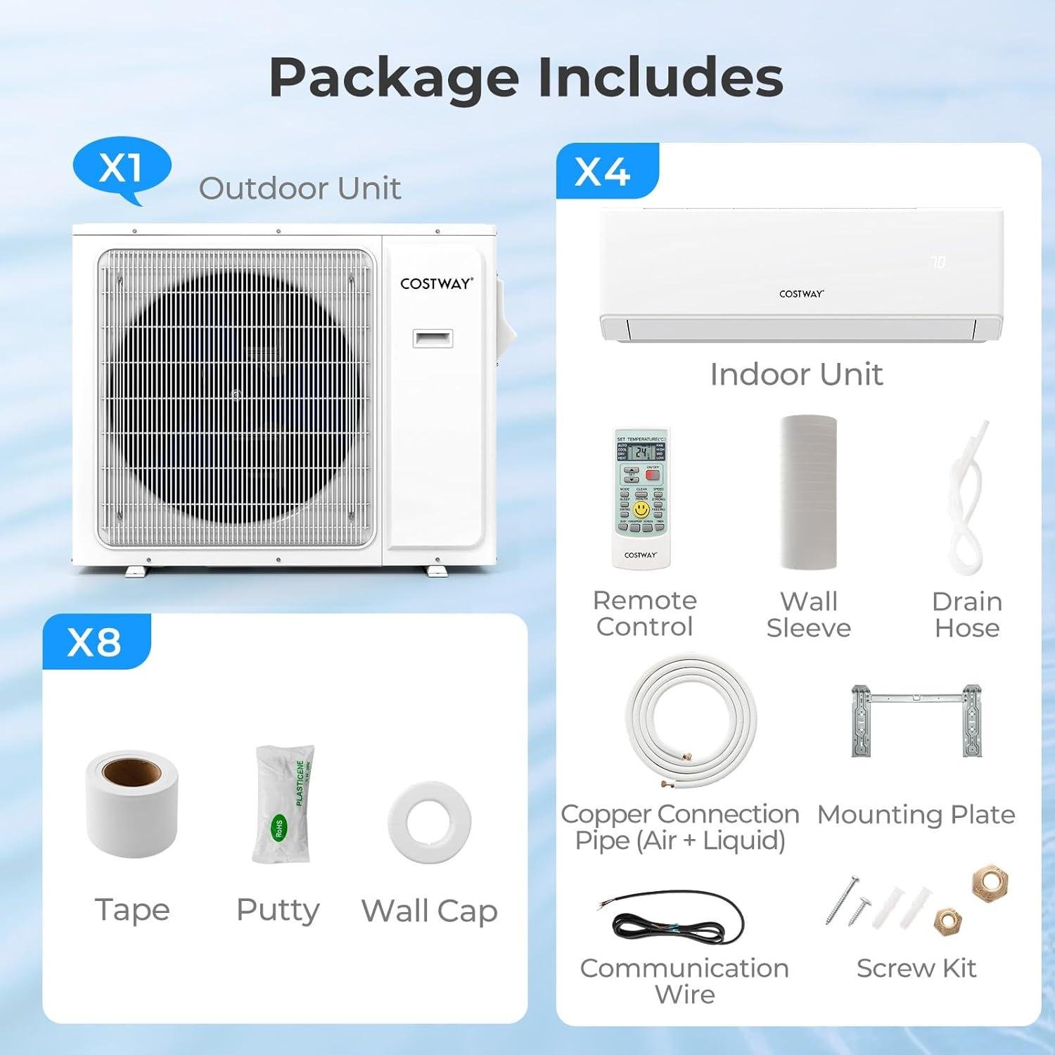 COSTWAY 30k BTU mini Split Review: 23 SEER2 Ductless AC (2026)
