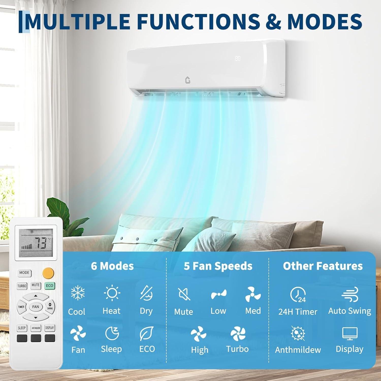 19 SEER2 9000 BTU Mini Split AC Review: DIY & Pro Install 2026