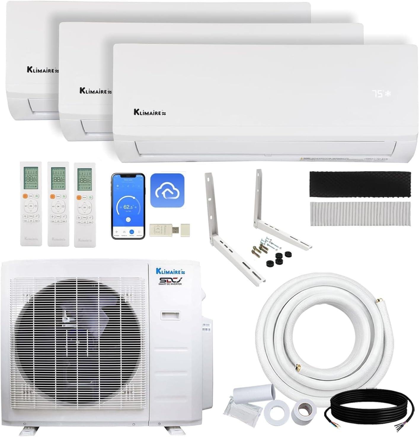 Klimaire 26,000 BTU 3-Zone Mini Split Review: 23 SEER2, Installation 2026