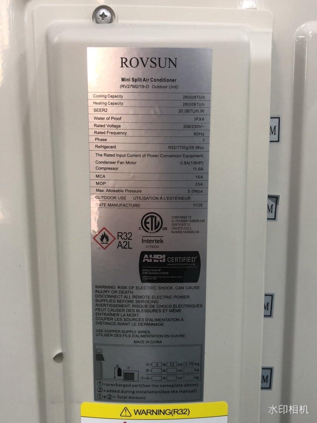 ROVSUN 28000 BTU Tri Zone Mini Split Review: 20 SEER2, Installation 2026