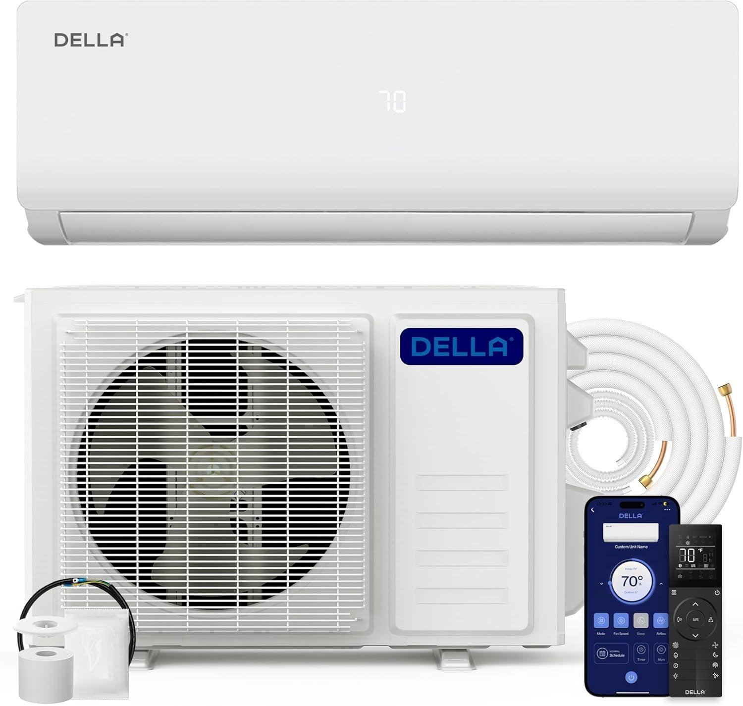 DELLA 18000 BTU Mini Split Review: 21 SEER2 Efficiency & Pro Install 2026