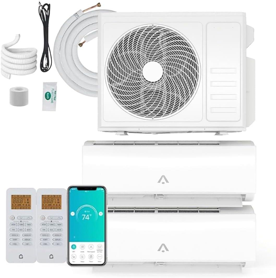 12000 BTU Dual zone Mini Split Review: 20 SEER2, Pro Install (2026)