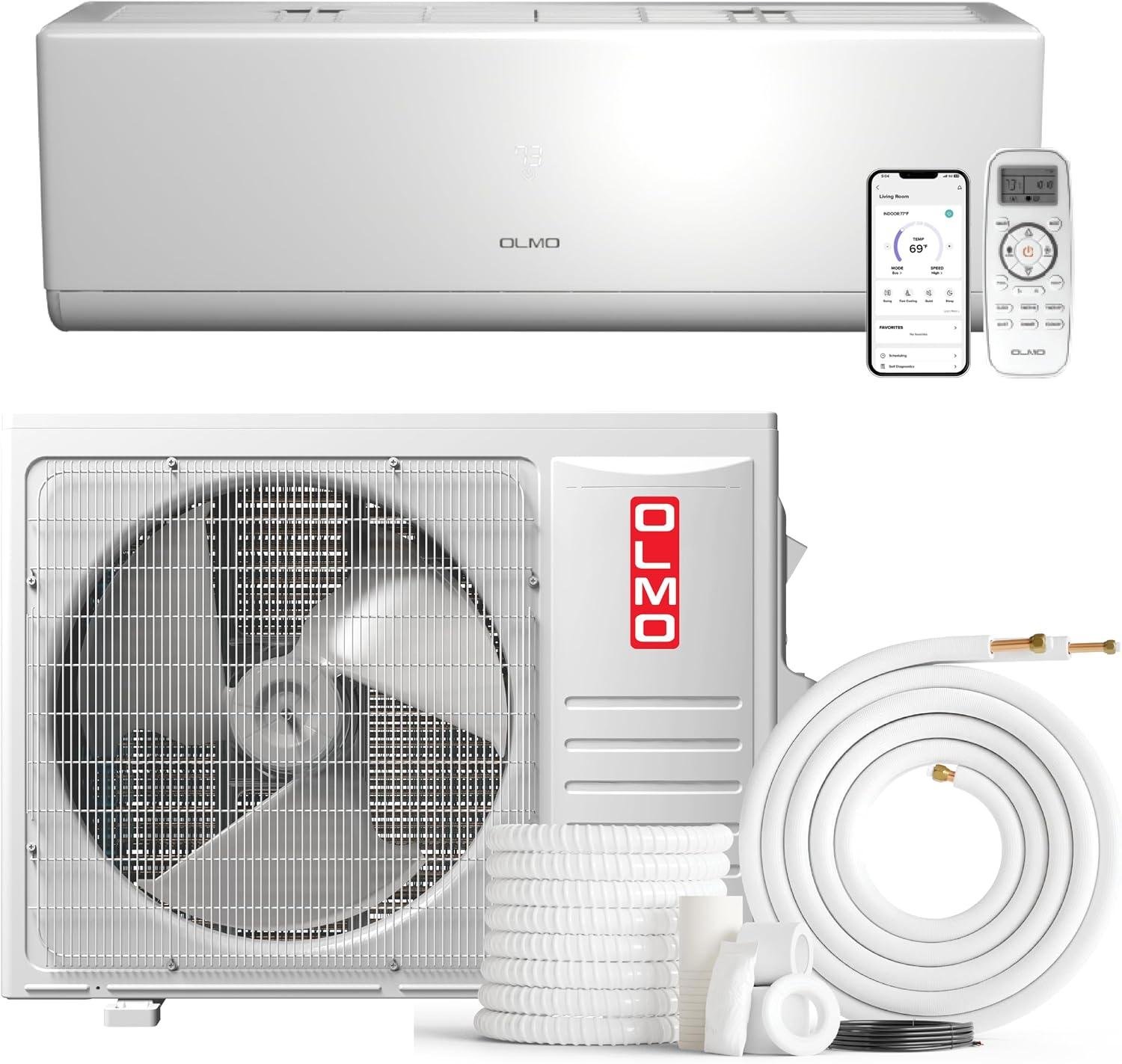 OLMO 12,000 BTU Mini Split Review: 20 SEER2 Efficiency & Install 2026