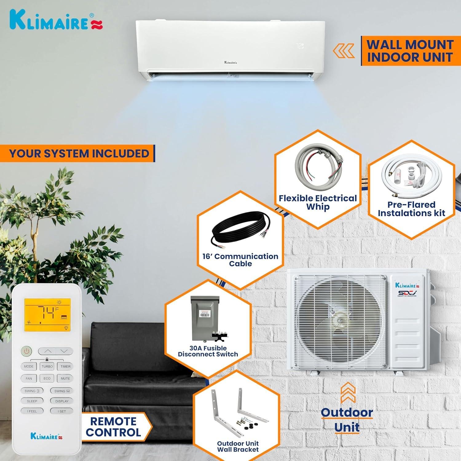 Klimaire 12,000 BTU Mini Split Review: 23 SEER2 efficiency & Installation 2026