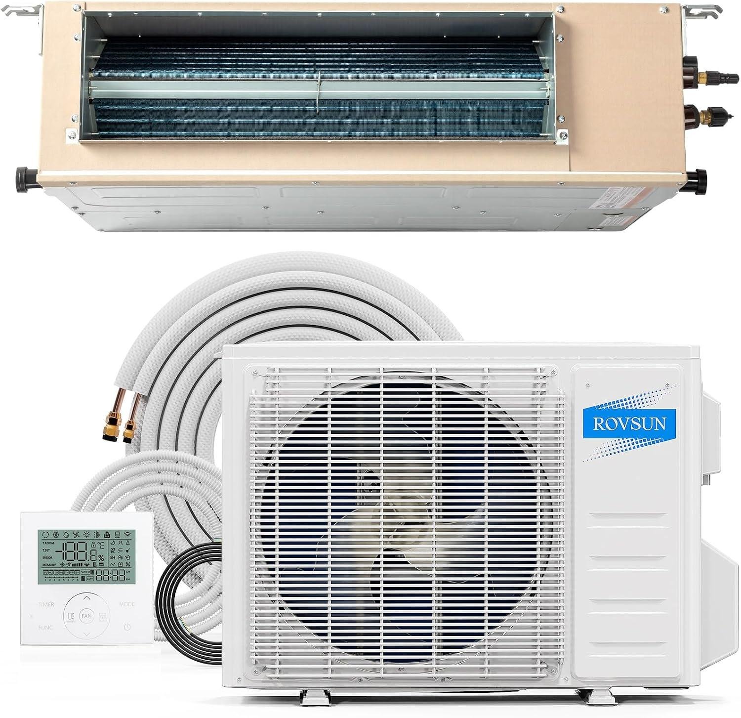 ROVSUN 17000 BTU Ducted Split Review: 20.3 SEER2 & Installation 2026