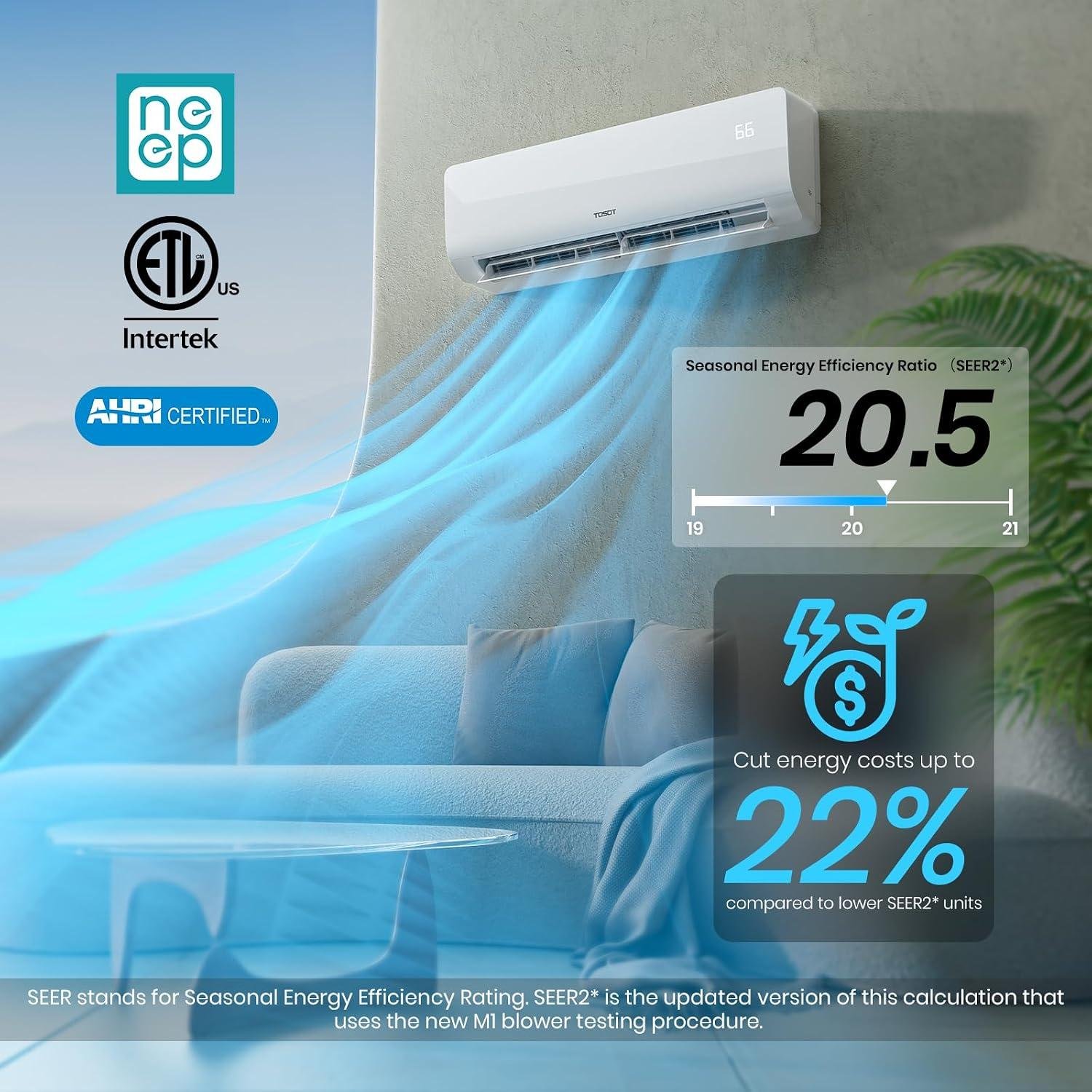 TOSOT 9,000 BTU Mini Split Review: 20 SEER2 Efficiency & Installation 2026