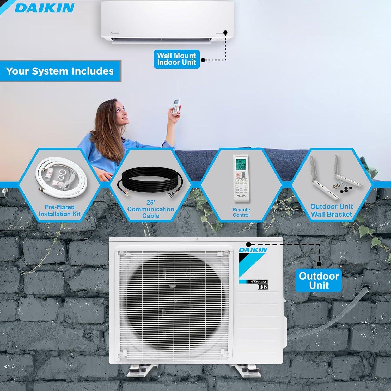 Daikin 9,000 BTU Heat Pump Review: 18 SEER2 efficiency & Installation 2026