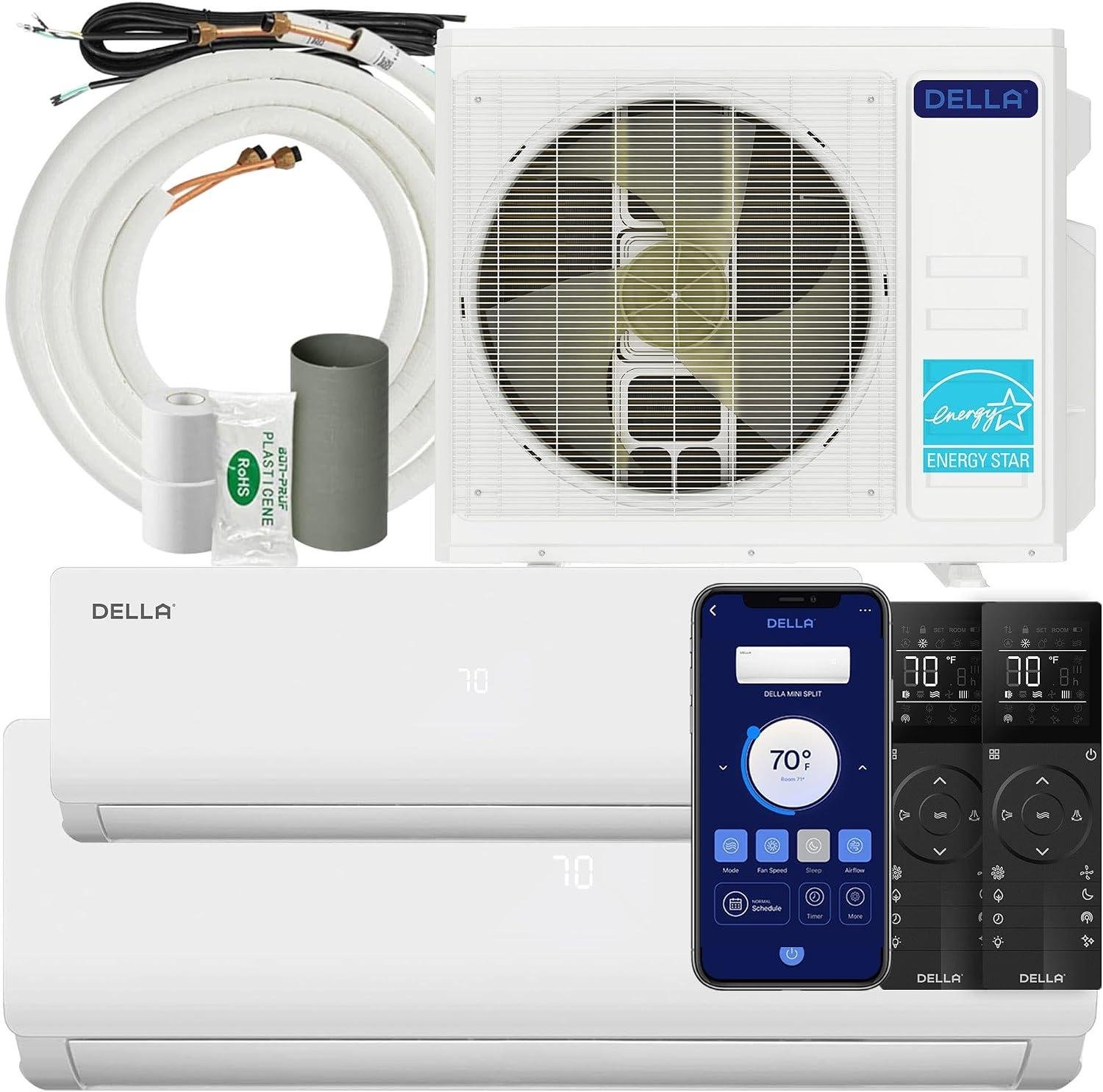 DELLA 28K BTU Mini Split Review: 20 SEER2 Efficiency & Pro Installation 2026