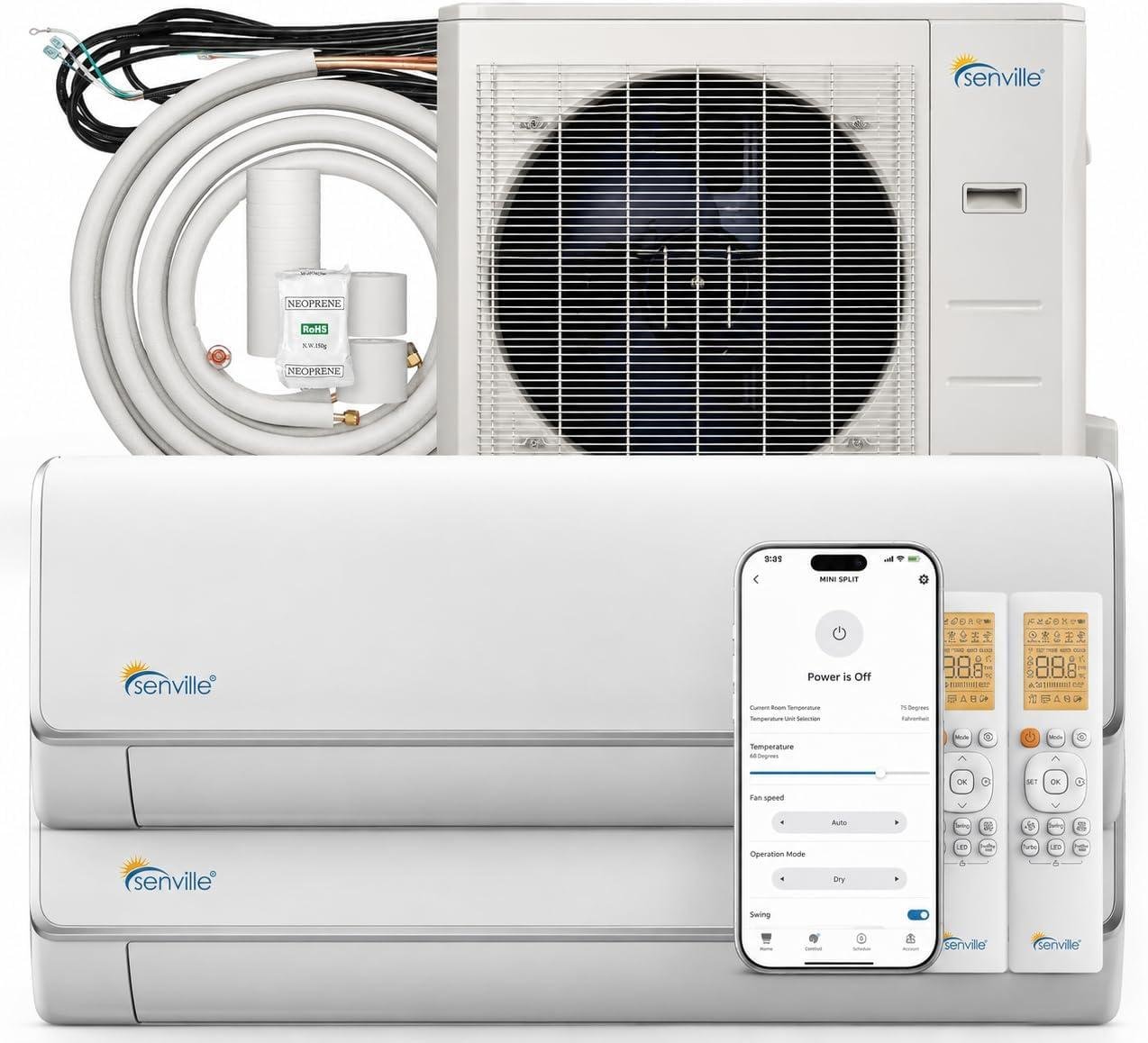 Senville 28000 BTU Dual Zone Mini Split Review: SEER & Install 2026