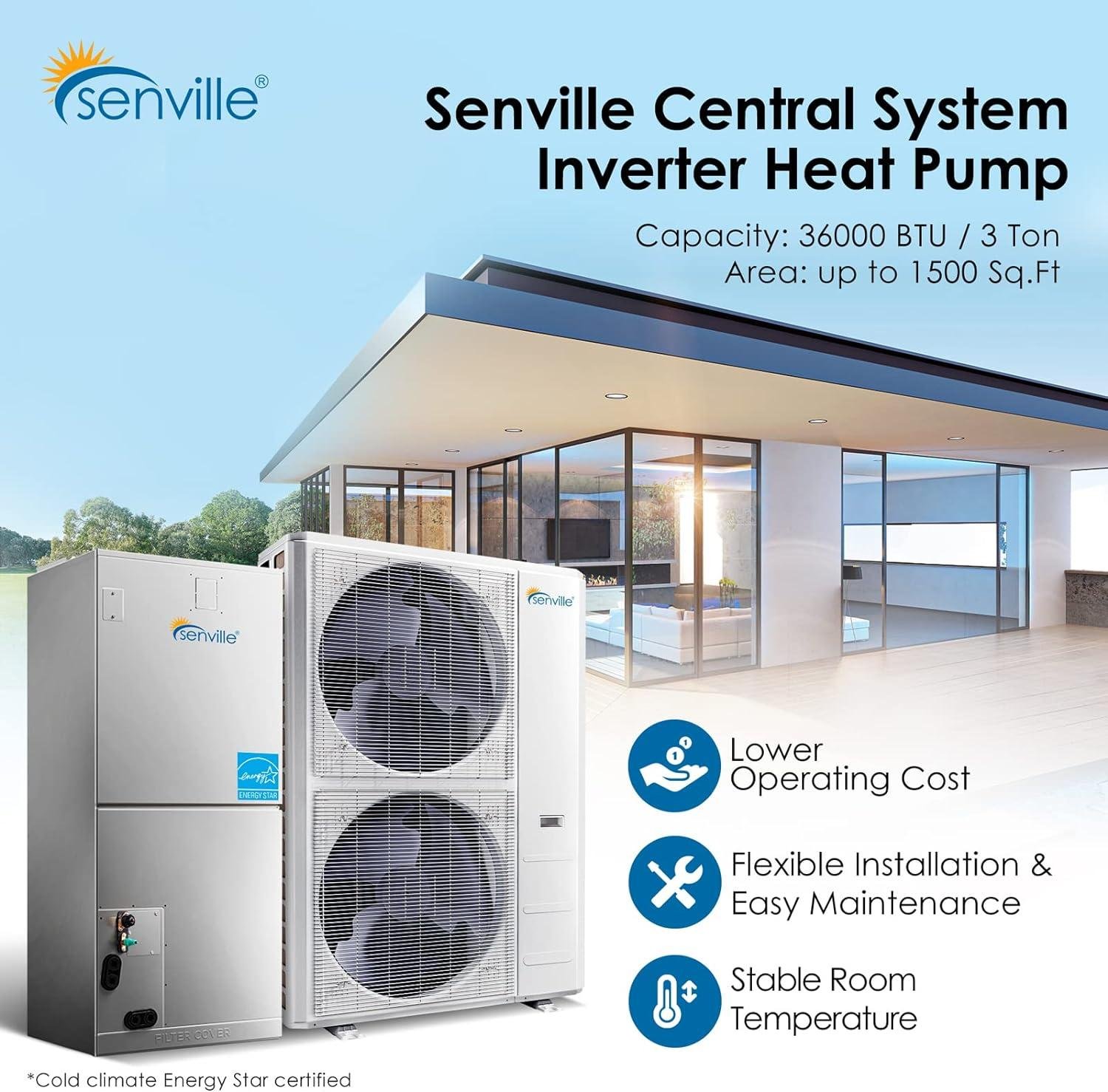 Senville 36,000 BTU Review: 17 SEER Heat Pump & Pro Installation 2026