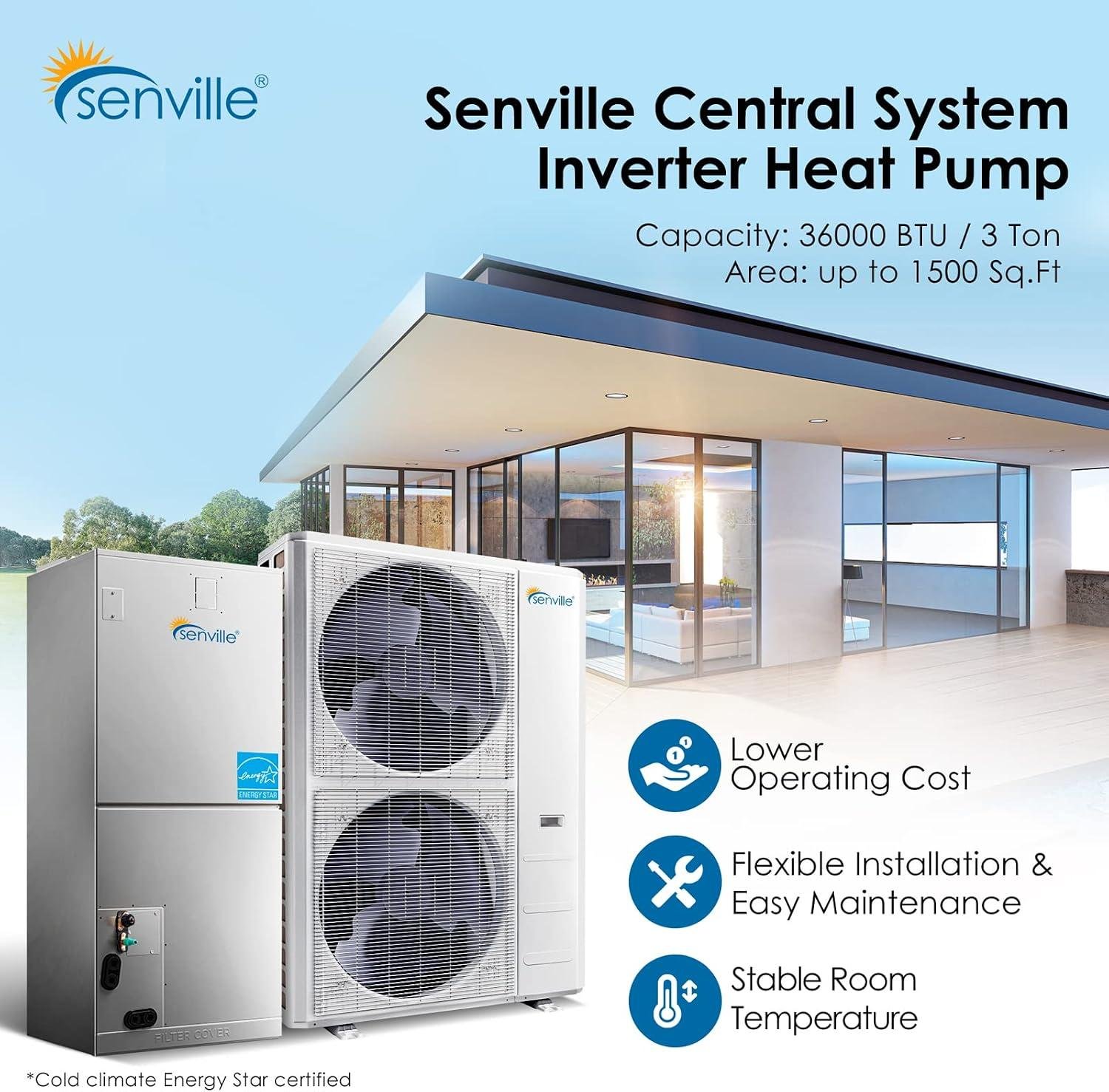 Senville 36,000 BTU Review: 17 SEER Heat Pump & Pro Installation 2026