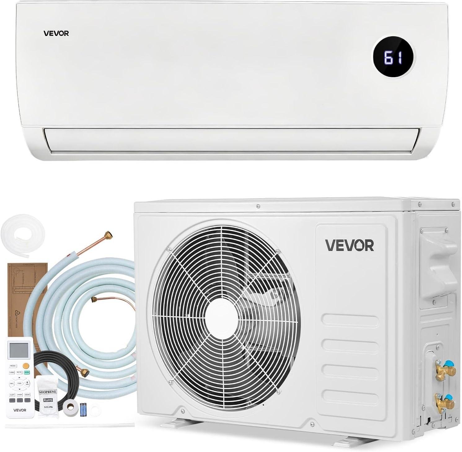VEVOR 9000 BTU Mini Split Review: 19 SEER2 Efficiency & installation 2026