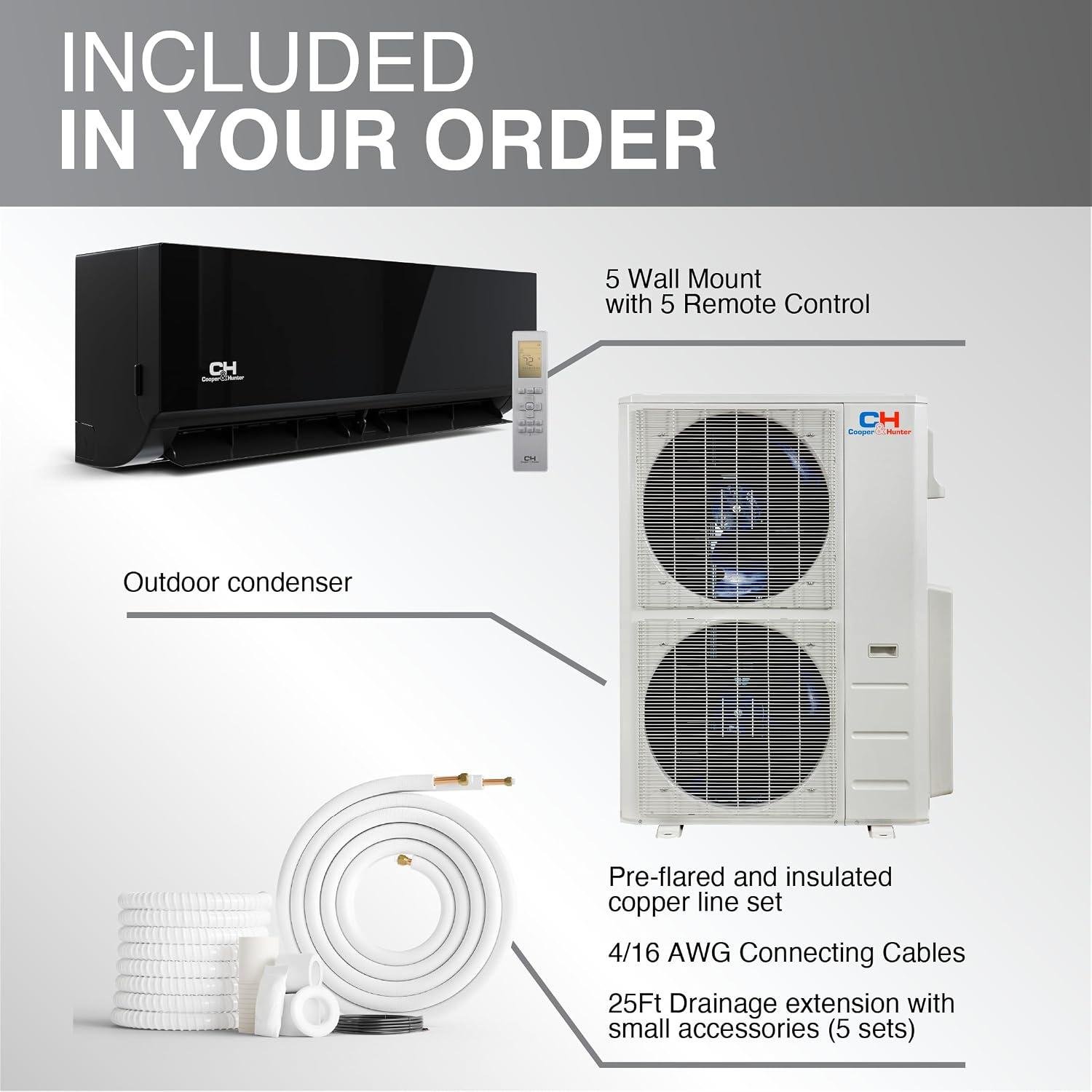 cooper & Hunter 55,000 BTU 5-Zone AC review: 21.3 SEER2, Pro install 2026