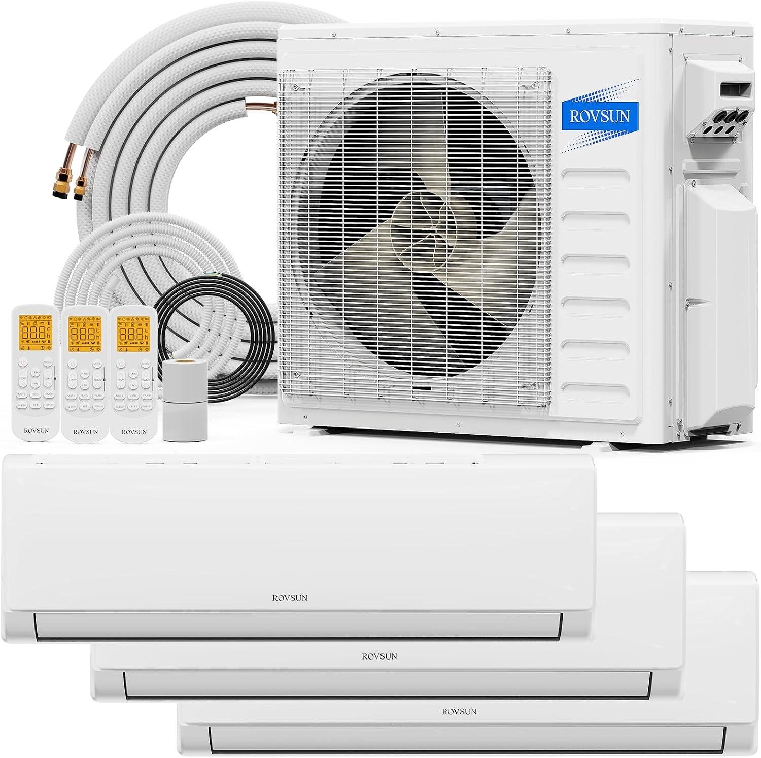 ROVSUN 28000 BTU 3-Zone Mini Split Review: 20 SEER2 (2026) Installation