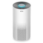 Afloia Air Purifiers for Home Bedroom Large Room Up to 1076 Ft², True HEPA Filter Air Purifier for Pets Dust Pollen Allergies Dander Mold Odor Smoke, 22dB&7 Color Light, Kilo White