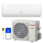 TURBRO 12,000 BTU Ductless Mini Split AC with Heat Pump, Inverter Compressor, 20 SEER2, 115V, R32 Refrigerant, Pre-charged Evaporator, WiFi-Enabled, Works with Alexa, AHRI Certified, Finnmark Series