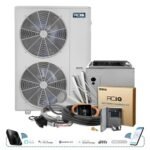 ACiQ High Efficiency 15.5 SEER2 48,000 Cooling BTU Inverter Air Conditioner & Multi-Positional Cased Evaporator Coil System w/ 50' Installation Kit
