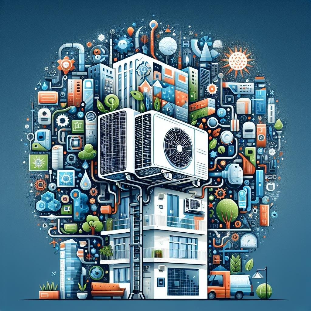 Can a mini split AC system be used in a multi-story building?