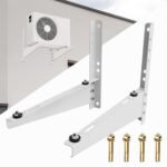Ogival Outdoor Mini Split Wall Mounting Bracket for 9,000-18,000 BTU Air Conditioner, Heavy Duty AC Support Bracket for Outside, Holds Up to 330lbs