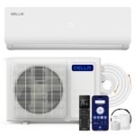 DELLA Versa Series 36000 BTU 19 SEER2 Cools Up to 2500 Sq.Ft Mini Split AC Work with Alexa, Energy Efficient Ductless Inverter System with 3 Ton Heat Pump Pre-Charged and 16.4ft Installation Kits