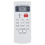 PZL Replacement YKR-H/102E sub YKR-H/006E YKR-H/101E YKR-H/002E Remote Control for AUX Air Conditioner, for COSTWAY 12000BTU Mini Split Air Conditioner & Heater