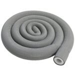 URBEST Pipe Insulation Tubing 1" x 3/8" Heat Preservation Insulated 6-Foot Length Handle Grips (Grey-19x10)