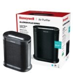 Honeywell AllergenPlus HEPA Air Purifier, Airborne Allergen Reducer for Large Rooms, Reduces Allergens, Smoke, Wildfire Smoke, Pollen, Pet Dander and More, Black, HPA200