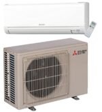 Mitsubishi 9,000 BTU SEER 16 Wall Mount Ductless Mini-Split Inverter Cool & Heat Pump System 0.7 Ton Energy Efficient
