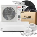 Goodman 18 SEER2 1.50 Tons Mini Split E-Series | 208/230v 1Phrase 60Hz | 18,000 BTU Cooling & Heating w/ACiQ 50ft Installation Kits | Inverter Heat Pump, Ductless System, Single Zone, Wall Mounted