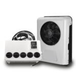 hanaiette Gouku 12 Volt dc RV Air Conditioner, Split Energy Electric Truck Cab Air Conditioner Unit for camper Semi Truck AC Unit, EAC1009.12.W, White