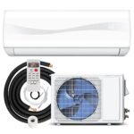 GLACER 12000BTU Mini AC Split-System, 17 SEER2 Ductless Air Conditioner w/Pre-Charged Condenser, White (12000BTU, 220V, 17 SEER2)