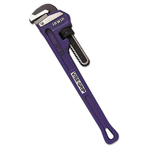 41BD6azJDcL._SL500_.jpg IRWIN VISE-GRIP Pipe Wrench, Cast Iron, SAE, 2-1/2-Inch Jaw, 18-Inch Length (45619)