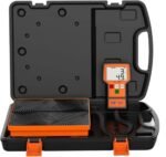 Elitech LMC-100F+ Refrigerant Charging Weight Scale 110Lbs Freon Scale High Precision for HVAC with Case
