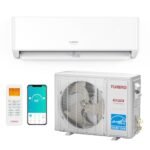 TURBRO 12,000 BTU Ductless Mini Split Inverter AC with Heat Pump, 23 SEER2, 230V, WiFi-Enabled, Cools up to 750 Sq.Ft, Energy Star, Greenland Series