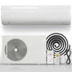 TABU 12000BTU Mini Split Air Conditioner with 1 Ton Pre-Charged Heat Pump, 21 SEER2 Air Conditioner&Heater with Inverter, Work with Alexa,Cools Up to 750 Sq.FT,110-120V,Installation Kit included