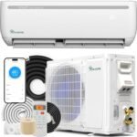 YITAHOME 12000 BTU Mini Split Air Conditioner Heat Pump System, Wifi Enabled 17 SEER2 208-230V Ductless AC Cool Up to 750 Sq. Ft, Compatible with Alexa