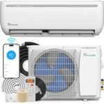 YITAHOME 12000 BTU Mini Split Air Conditioner Heat Pump System, 17 SEER2 208-230V Ductless Inverter System with Wi-Fi & Alexa Compatibility, Cover Up to 750 Sq. Ft, Complete Installation Kit Included