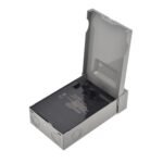 AC Disconnect Box Outdoor, CNAODUN 60 Amp Disconnect 120/240 Volt 2 Pole 1 Phase 3wire Waterproof Pull Out Switch Metal Box for Air Conditioner Fused UL Listed（Fuse not Included）